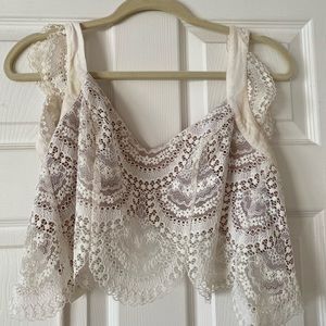 FLASH SALE For Love & Lemons Lace Crop Top